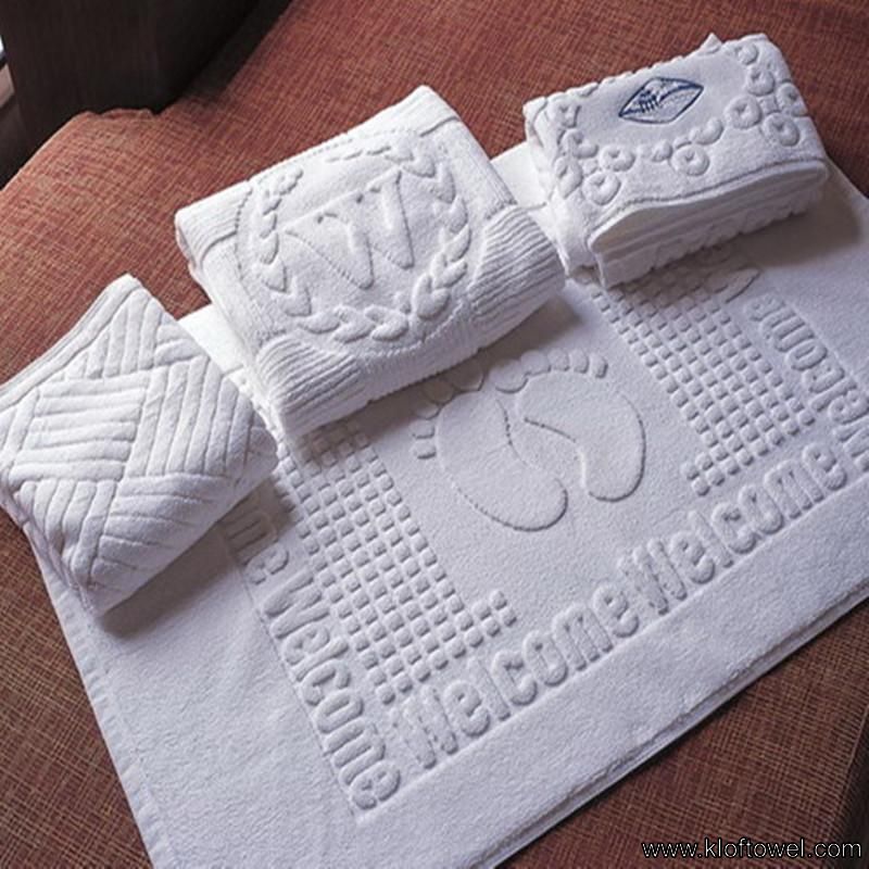 提花毛巾-割绒提花浴巾-色织提花沙滩巾